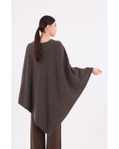 Poncho long en cachemire