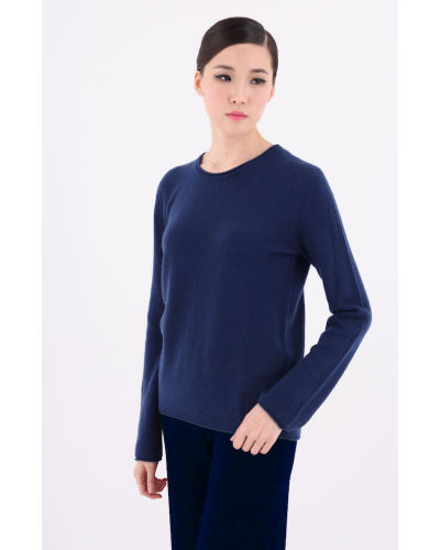 Pull col rond chic haut de gamme