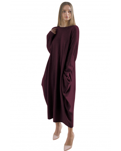Robe long  en cachemire d'exception