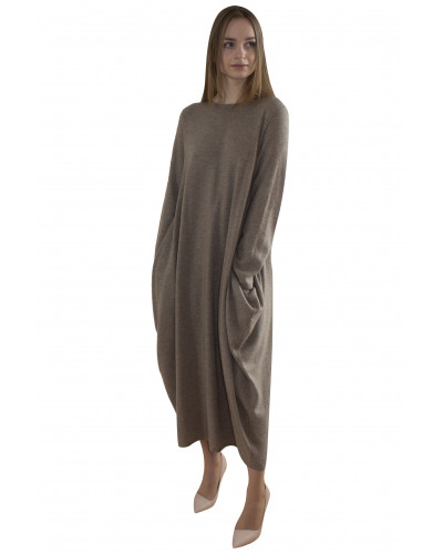 Robe long  en cachemire d'exception