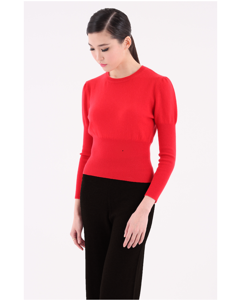 Pull en cachemire col rond