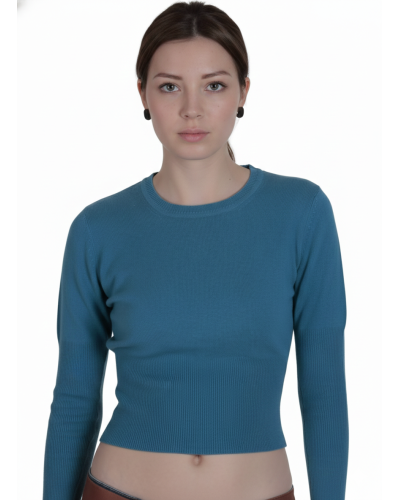 Pull en cachemire col rond