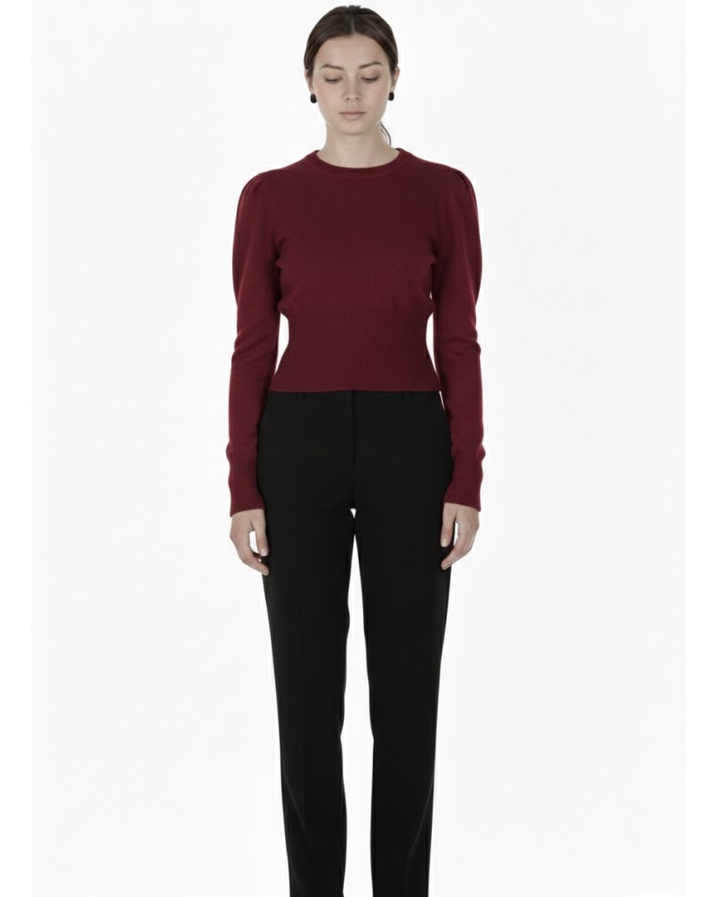 Pull col rond en cachemire