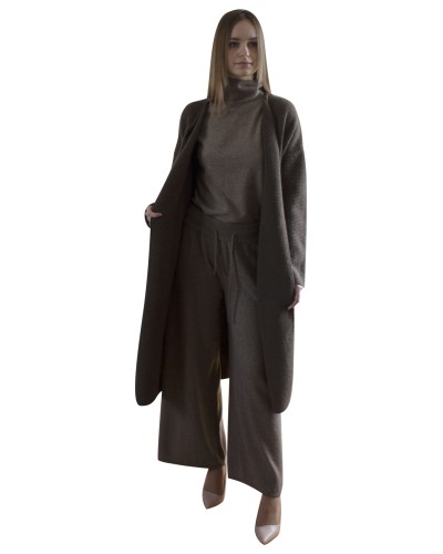 Cardigan en laine de yak