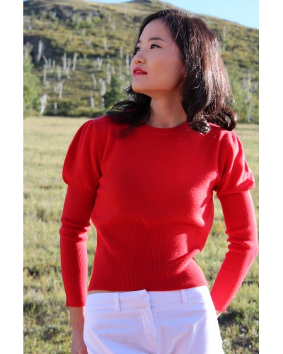 Pull en cachemire col rond