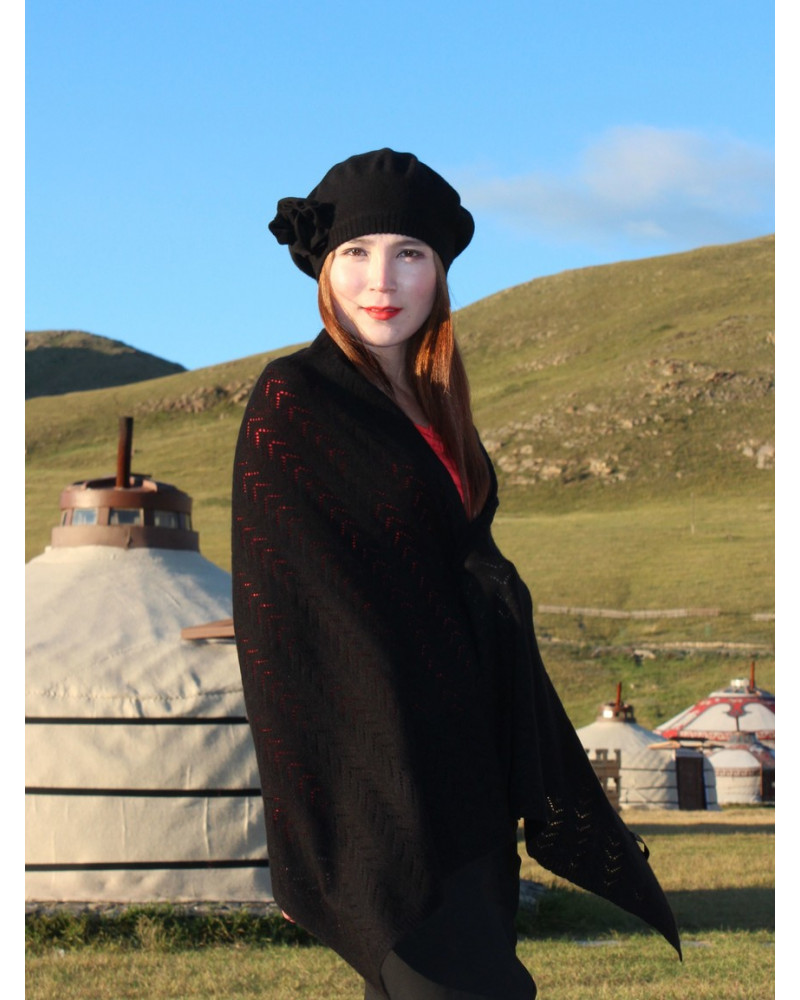 châle haut de gamme en pur cachemire